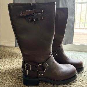 Steve Madden ASTOR BROWN LEATHER Boots